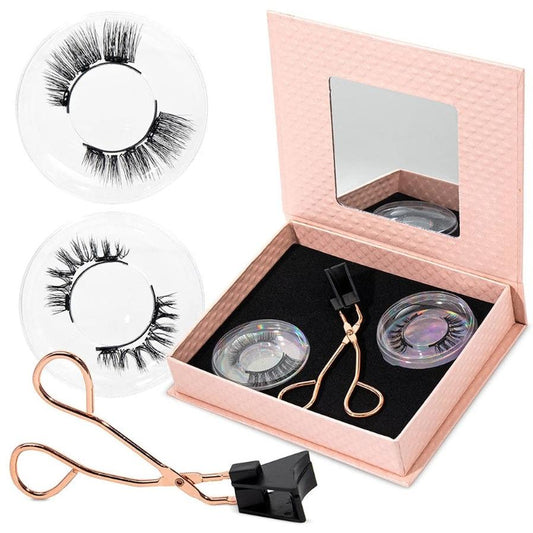 JMT-578826 Quantum Magnetic False Eyelashes - 3 Pairs with Eyelash Curler, Glue-Free and Comfortable Wear