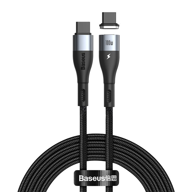 JMT-578890 Magnetic Fast Charging Data Cable for iPhone 12 - 1m Zinc Connector Compatible with All Models