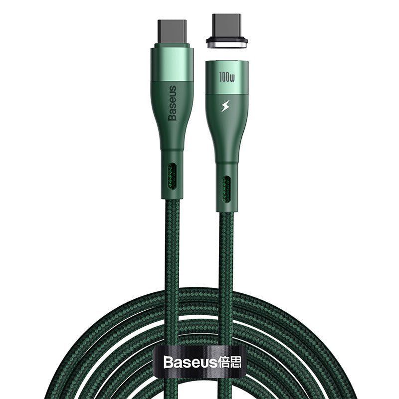 JMT-578890 Magnetic Fast Charging Data Cable for iPhone 12 - 1m Zinc Connector Compatible with All Models