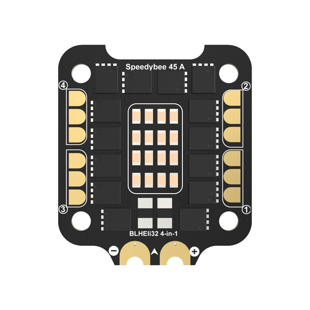 JMT-578890 SpeedyBee F7V2 Flight Controller with Built-in 5A 4-in-1 ESC for Racing Drones