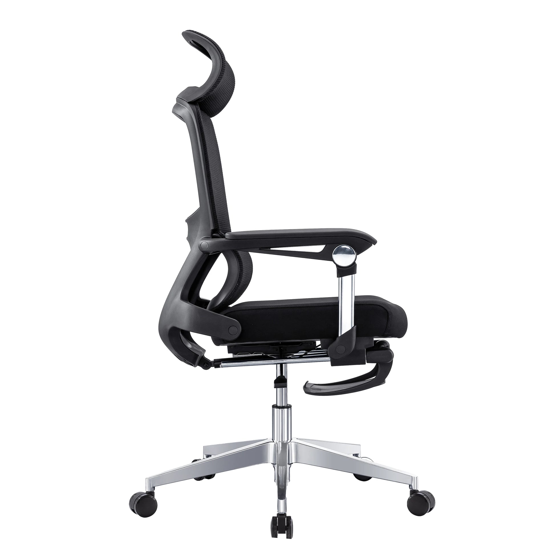 JMT-579146 Ergonomic Mesh Office Chair with Foot Rest and Swivelling Design for Comfortable Office Use