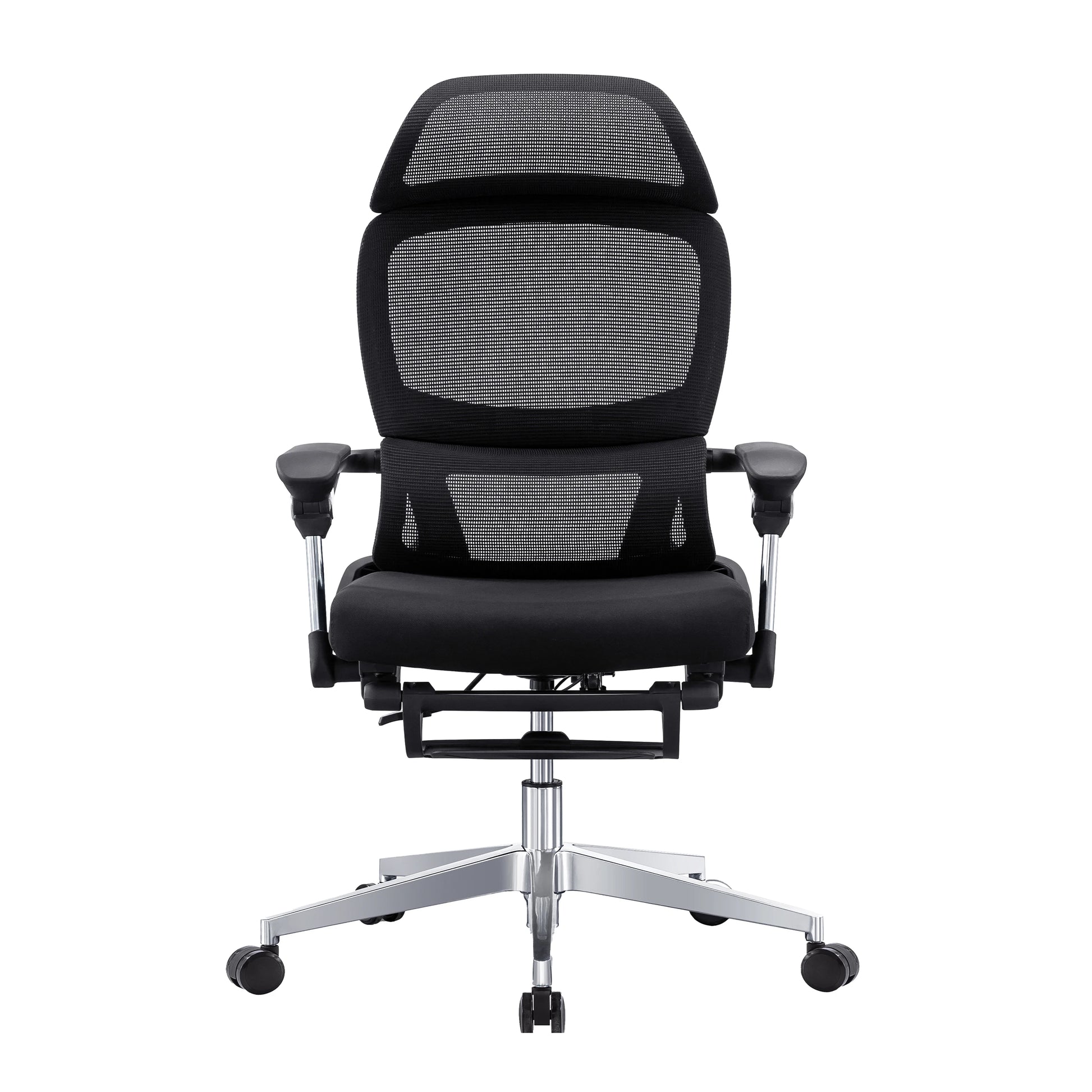 JMT-579146 Ergonomic Mesh Office Chair with Foot Rest and Swivelling Design for Comfortable Office Use
