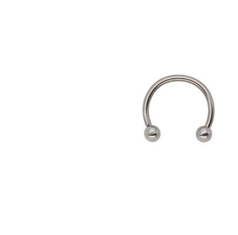 JMT-579146 Titanium C-Type Hypoallergenic Clip-On Nose and Lip Rings