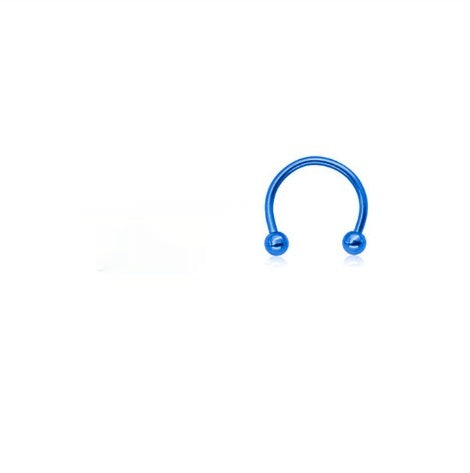 JMT-579146 Titanium C-Type Hypoallergenic Clip-On Nose and Lip Rings