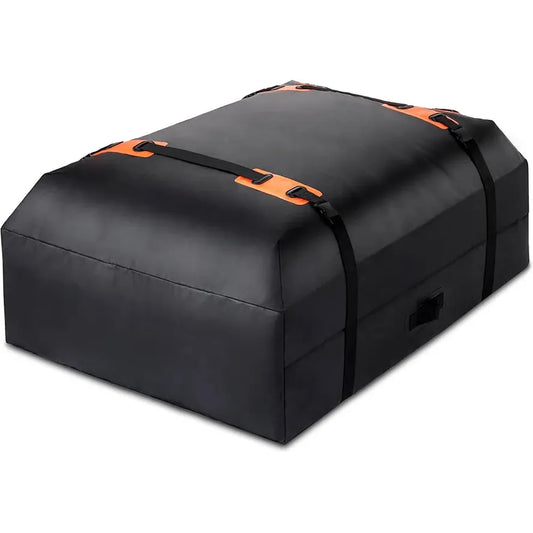 JMT-579338 Waterproof Rooftop Cargo Carrier - Soft Luggage Roof Rack 15 Cubic Feet for All Vehicle Types