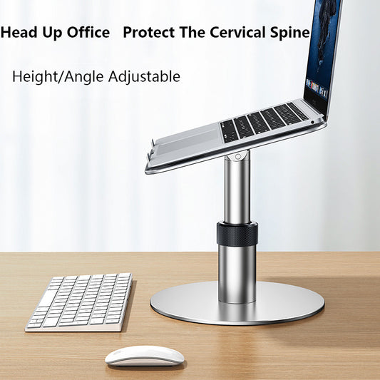JMT-579658 Adjustable Car Laptop Stand with 360-Degree Rotation for Back Seat Use