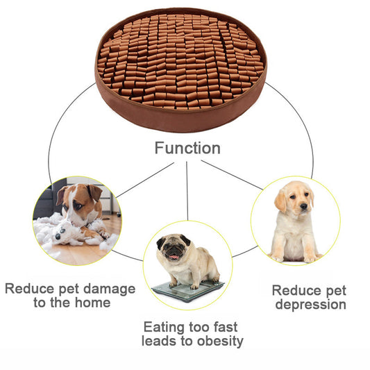 JMT-579850 Sniffing Training Mat for Dogs - Puzzle & Stress Relief, 50cm, Multiple Colors Available