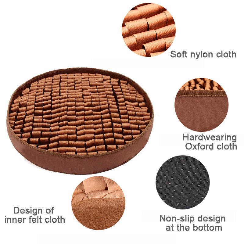 JMT-579850 Sniffing Training Mat for Dogs - Puzzle & Stress Relief, 50cm, Multiple Colors Available