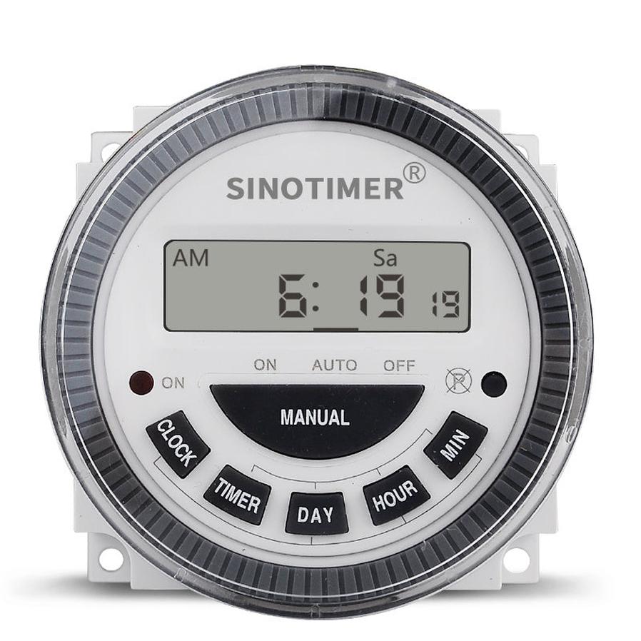 JMT-580042 Weekly Programmable 30A 230V AC Timer for Street, Neon, and Industrial Lighting