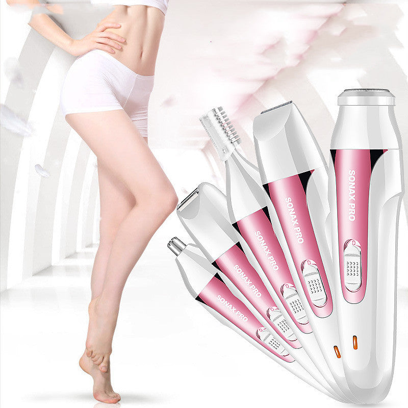 JMT-580106 Rechargeable Electric Hair Removal Shaver for Women's Eyebrows - Water Washable, Aluminum Design