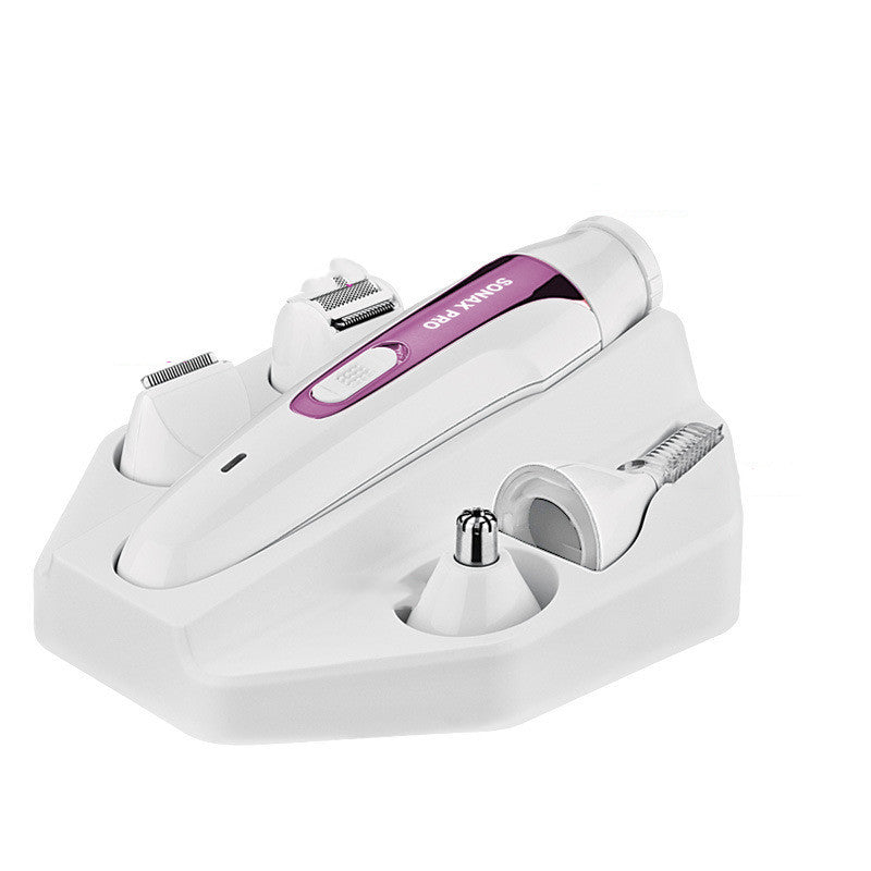 JMT-580106 Rechargeable Electric Hair Removal Shaver for Women's Eyebrows - Water Washable, Aluminum Design