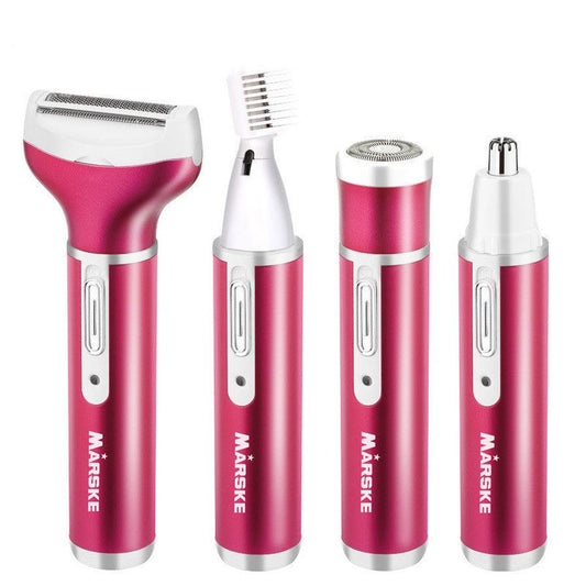 JMT-580106 Rechargeable Electric Hair Removal Shaver for Women's Eyebrows - Water Washable, Aluminum Design