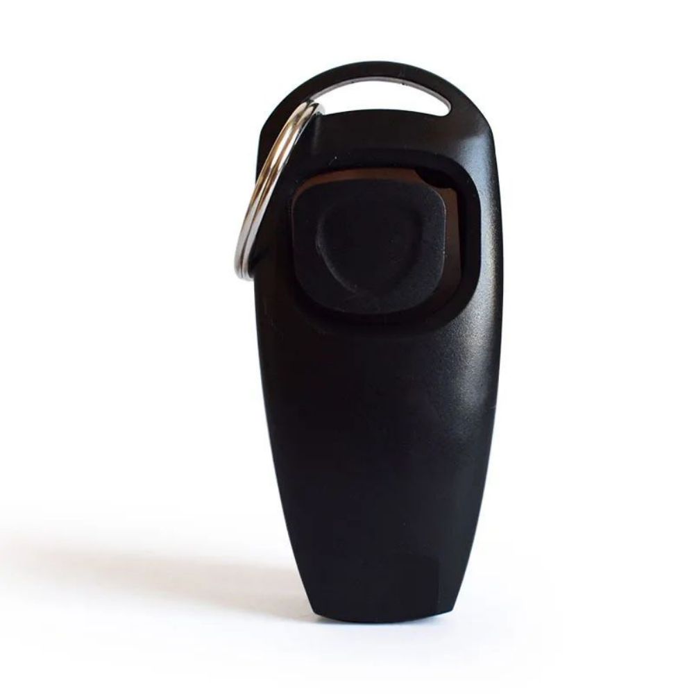 JMT-580234 Dog Training Clicker and Whistle Combo with Key Ring for Effective Puppy Training
