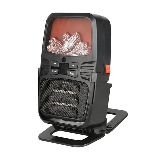 JMT-580362 Creative Portable Mini Desktop Heater with Flame Effect Light