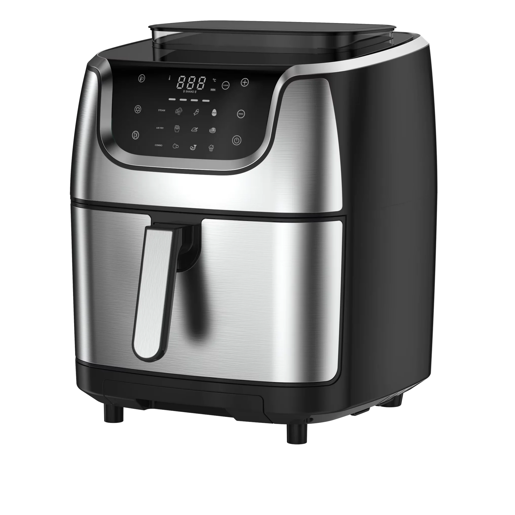JMT-580618 6.5L Multifunctional Steam Air Fryer - Stainless Steel Kitchen Appliance with Large Capacity