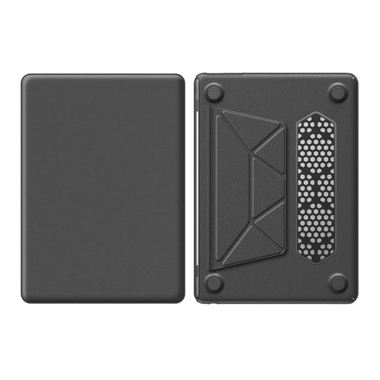 JMT-580682 Gray PU Kickstand Cover for MacBook Air 15 inch (2023/2024) Model M2 A2941 / M3 A3114