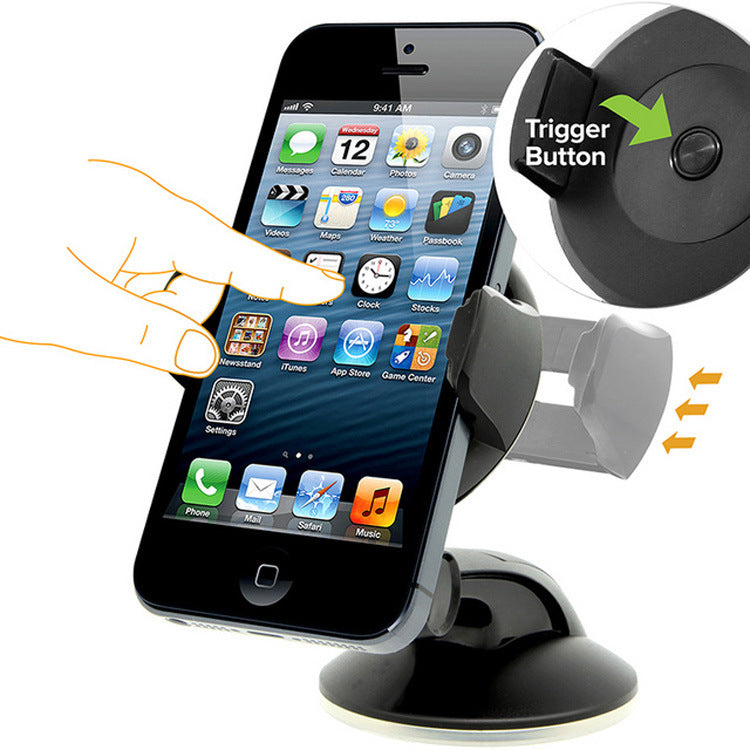 JMT-580874 Universal Suction Cup Car Phone Holder for Dashboard, Windshield, and Home Use