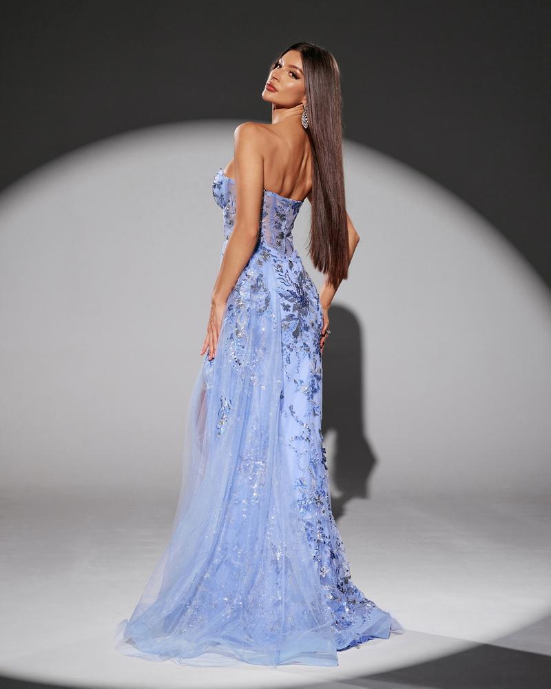 JMT-580938 Elegant Women's Blue Dress - Style SH0208 for Any Occasion