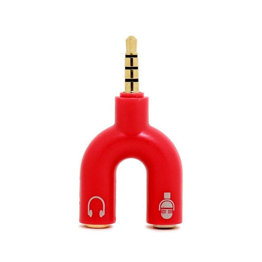 JMT-581194 Colorful 3.5mm Earphone Splitter Adapter for Mobile Phones, Laptops, and Tablets