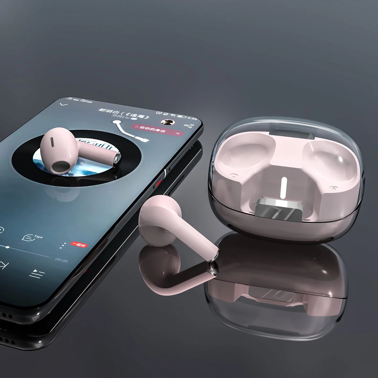 JMT-581194 Long Battery Life Low Delay Gaming In-Ear Earphones with Microphone for Bluetooth Calling