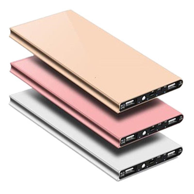 JMT-581194 Multi-Interface Power Bank with Polymer Lithium-Ion Battery and Alloy Shell, 150x76x9.8 mm