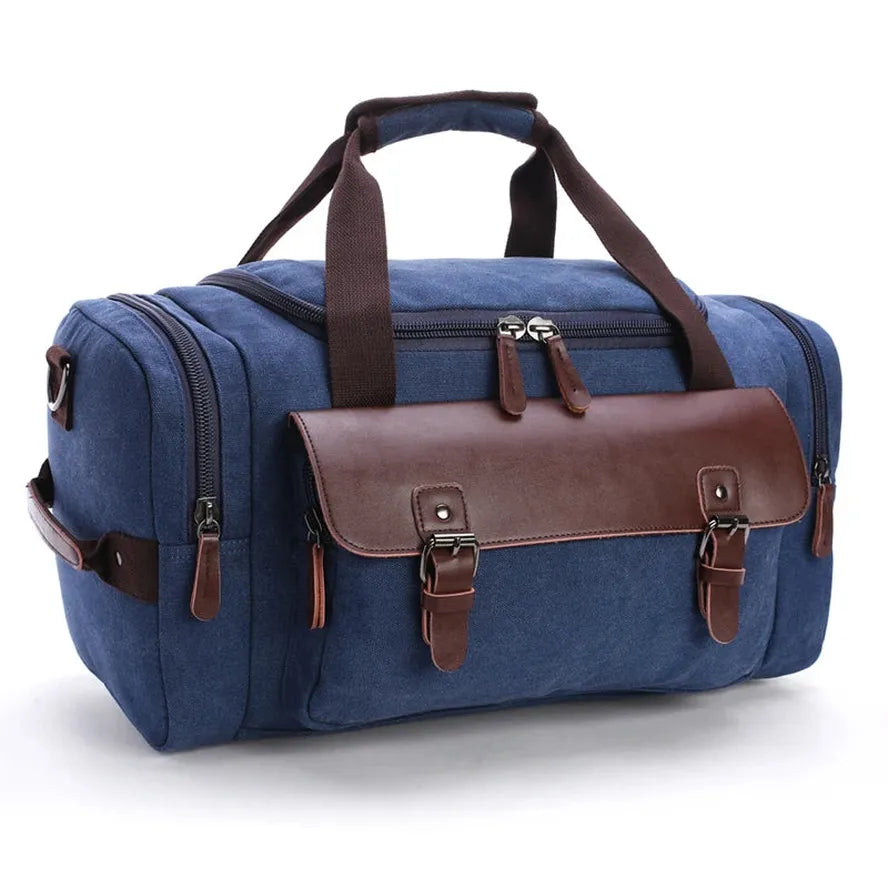 JMT-581258 Versatile Canvas Travel Hand Bag - High Capacity Waterproof Crossbody Duffel Bag