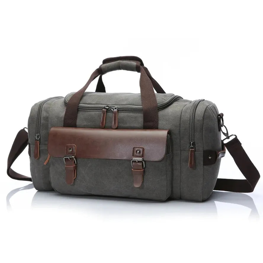 JMT-581258 Versatile Canvas Travel Hand Bag - High Capacity Waterproof Crossbody Duffel Bag