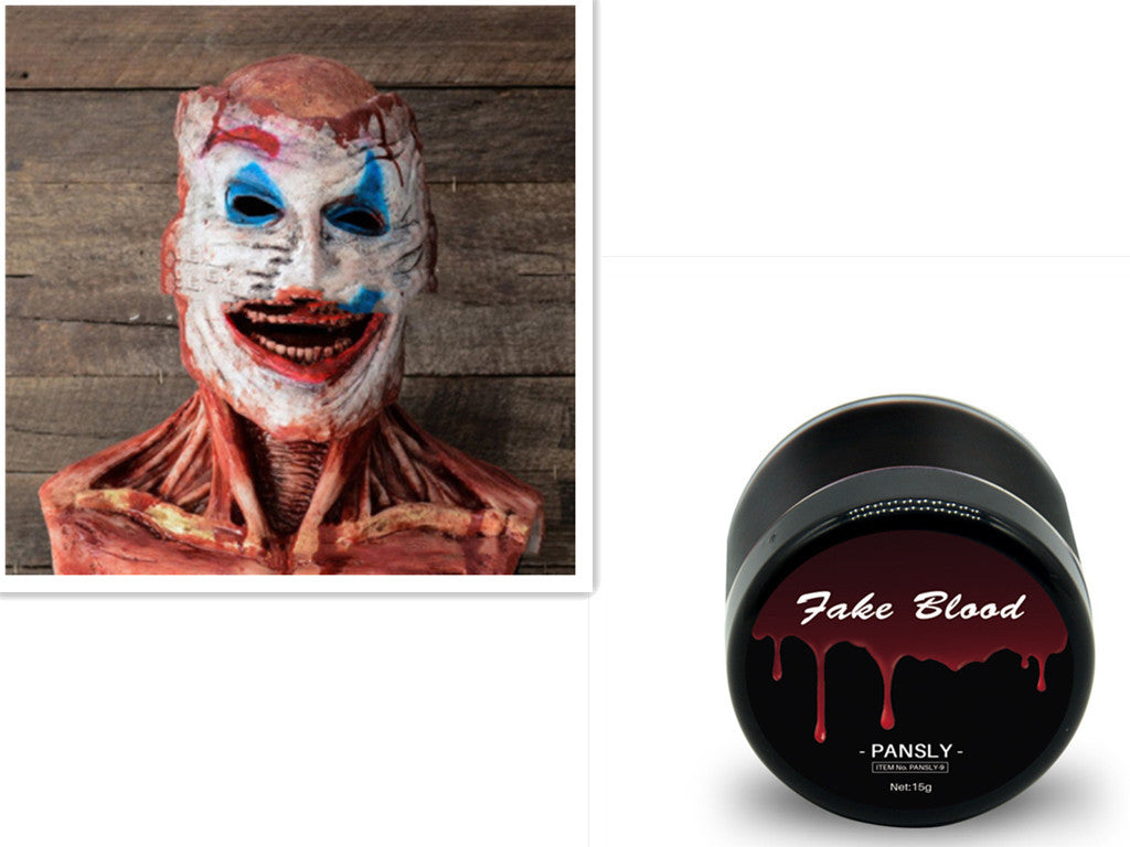 JMT-581322 Realistic Halloween Fake Blood Makeup Cream - 15g Cosmetic Plasma for Parties