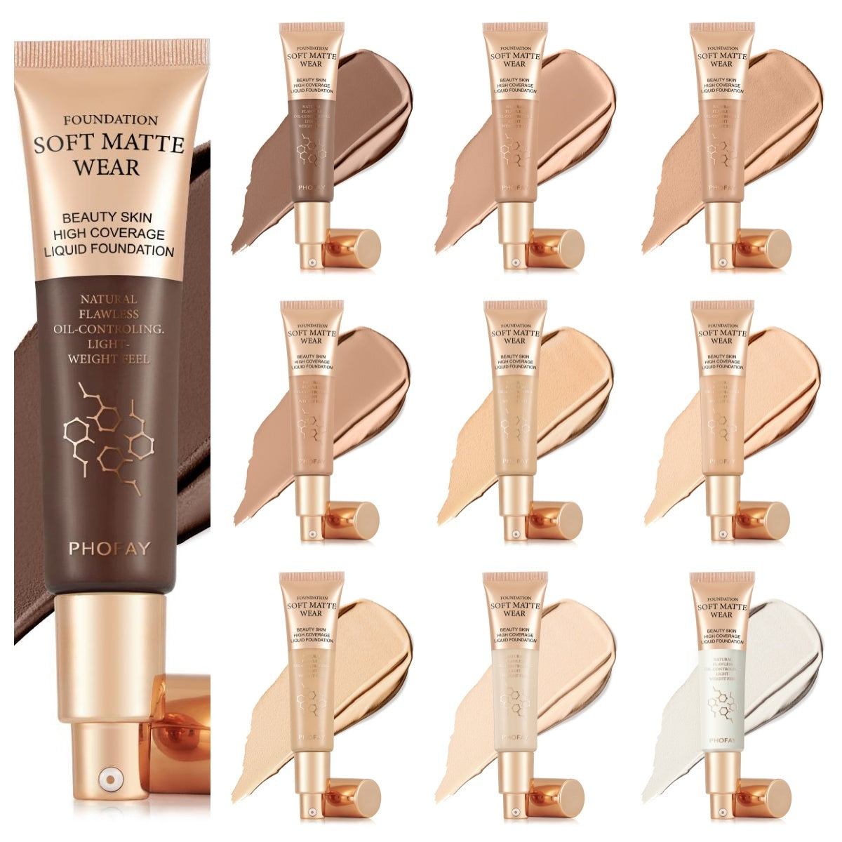JMT-581450 Full Coverage Lightweight Foundation for Flawless Oil Control and Easy Application