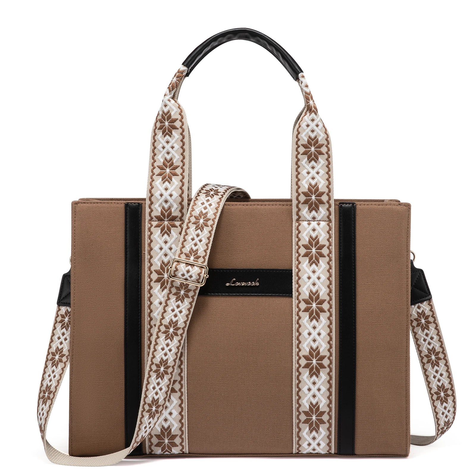 JMT-581834 Canvas Tote Shoulder Bag for Women - Versatile Crossbody Purse for Daily Use, School, Office, and Travel