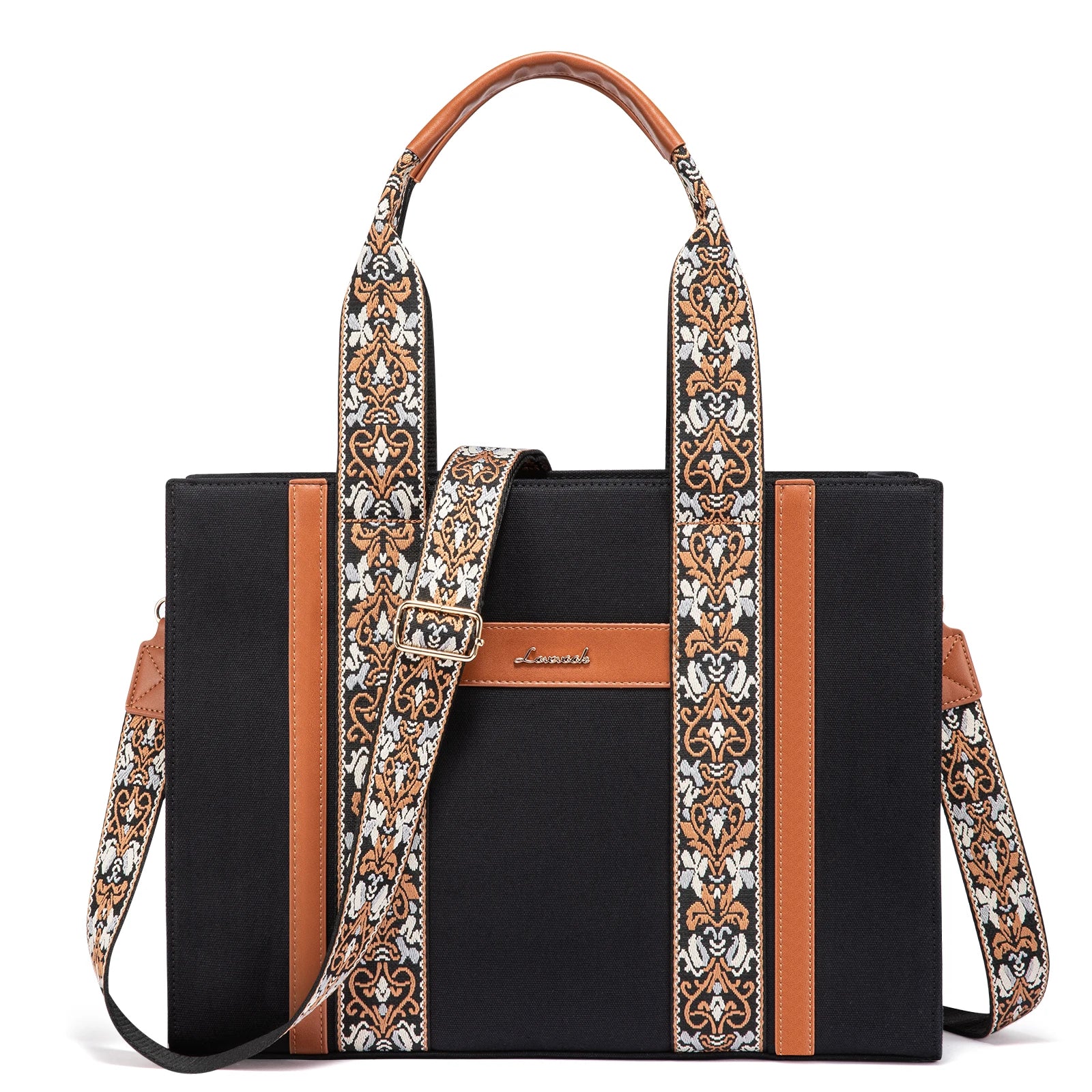 JMT-581834 Canvas Tote Shoulder Bag for Women - Versatile Crossbody Purse for Daily Use, School, Office, and Travel