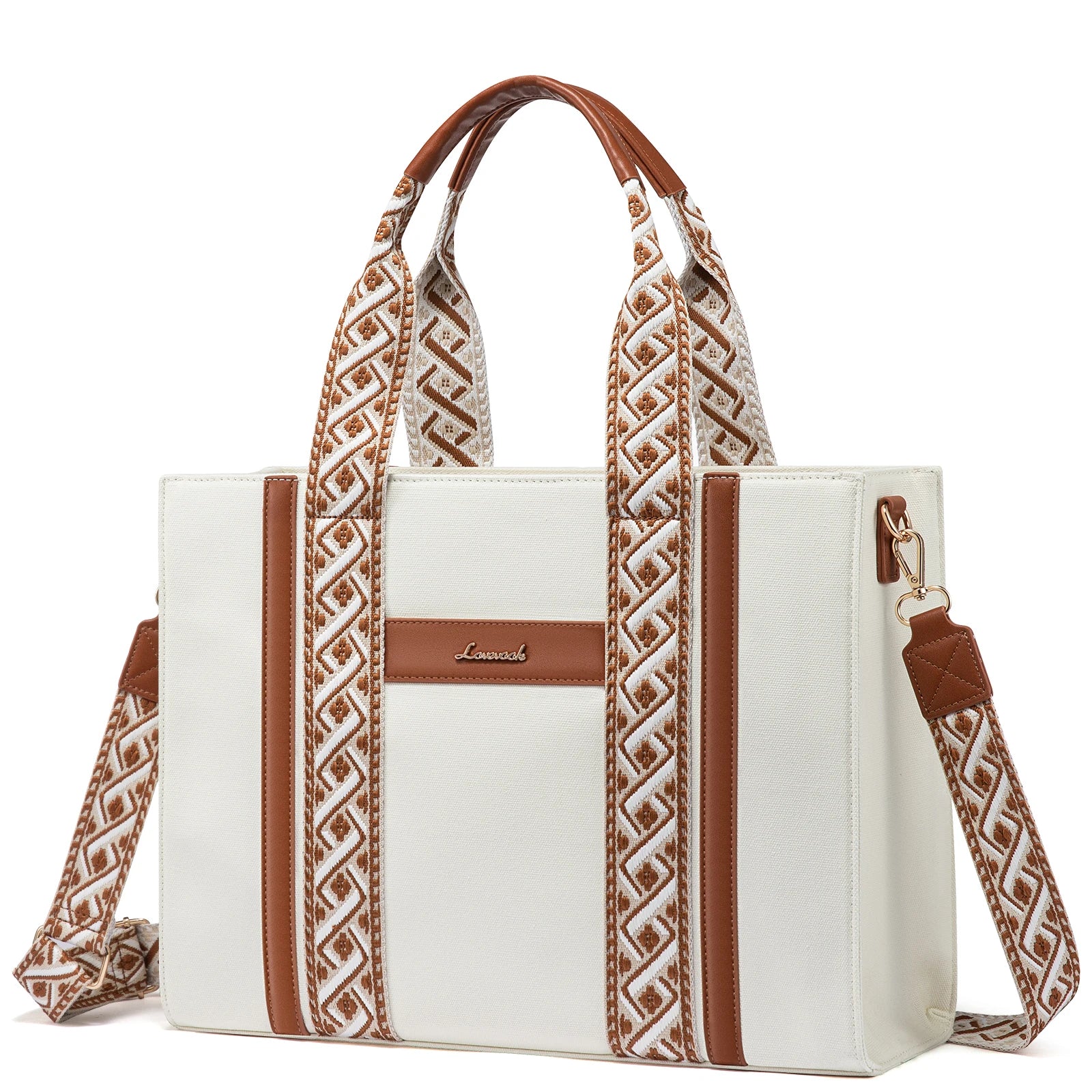 JMT-581834 Canvas Tote Shoulder Bag for Women - Versatile Crossbody Purse for Daily Use, School, Office, and Travel
