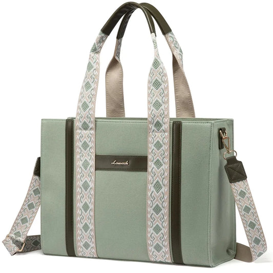 JMT-581834 Canvas Tote Shoulder Bag for Women - Versatile Crossbody Purse for Daily Use, School, Office, and Travel