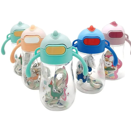 JMT-581962 Spill-Proof Sippy Cup for Toddlers with Straw and Handle