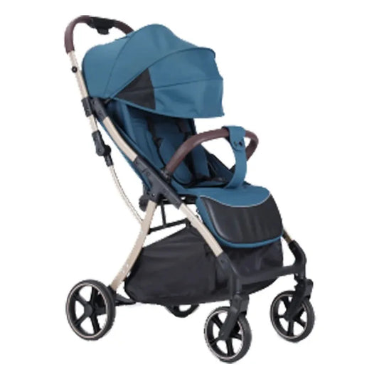 JMT-582154 Adjustable Baby Stroller with Reclining Backrest and Safety Features
