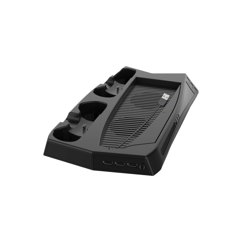 JMT-582794 PS5 Multifunctional Cooling Fan and Charging Base with USB Hub and Dual Controller Chargers