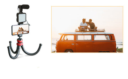JMT-583178 Mobile Desktop Tripod Stand for Live Streaming and Recording Compatible with iPhone Models