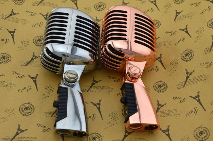 JMT-583498 Dynamic KTV Karaoke Jazz Microphone – All-Metal, Drop-Resistant, 12+ Hours Battery Life, Heart-Shaped Directionality