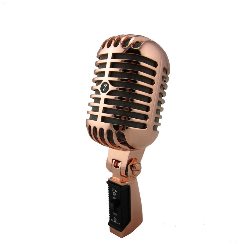 JMT-583498 Dynamic KTV Karaoke Jazz Microphone – All-Metal, Drop-Resistant, 12+ Hours Battery Life, Heart-Shaped Directionality