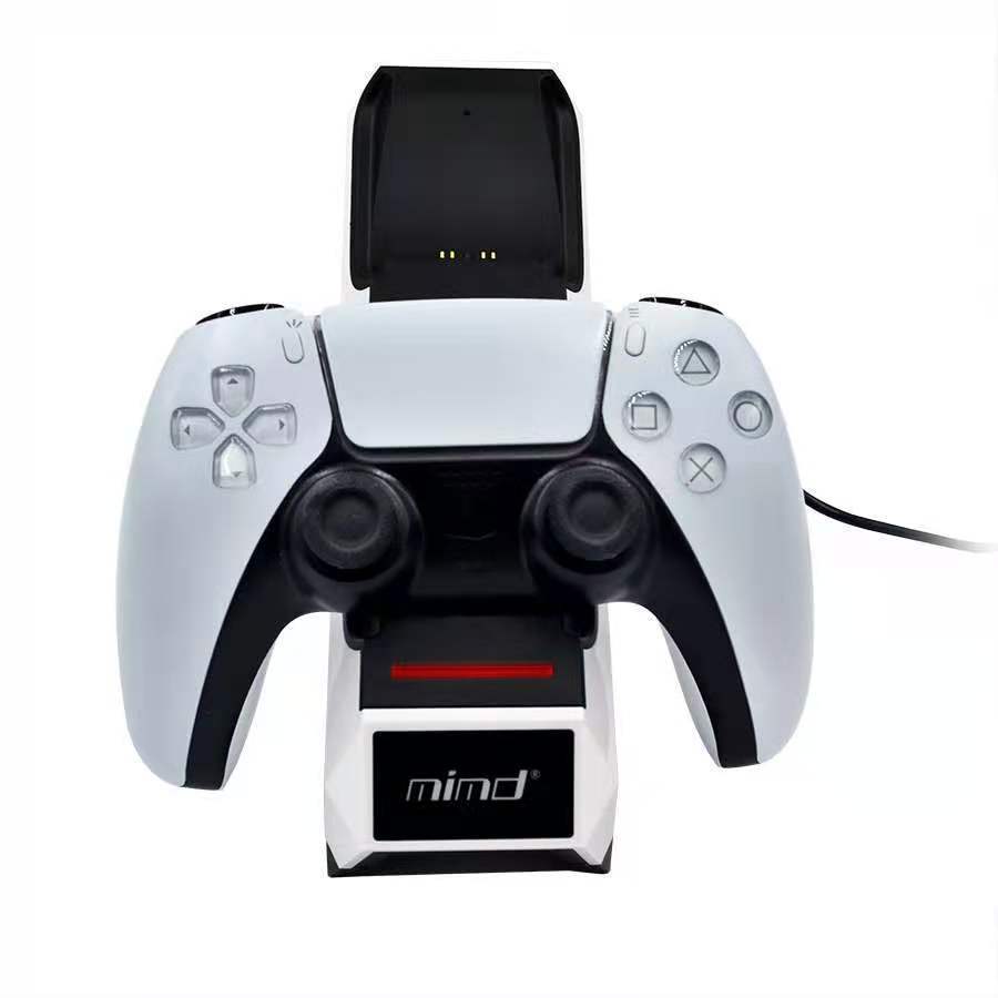 JMT-583626 Dual Charging Handle for PS5 Controllers - ABS Material Game Console Accessory