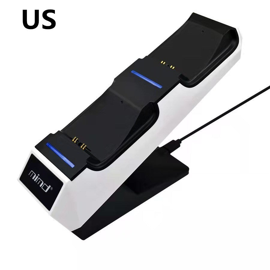 JMT-583626 Dual Charging Handle for PS5 Controllers - ABS Material Game Console Accessory