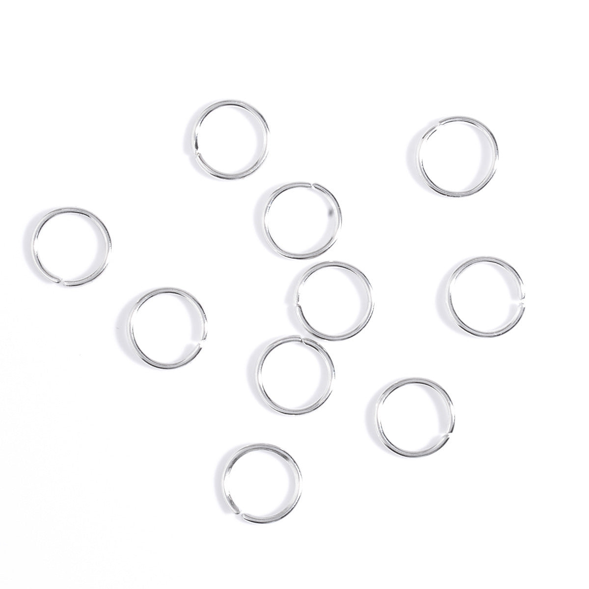JMT-583690 Alloy DIY Hair Braid Circle Hair Clips Set - 10pcs Hair Accessories