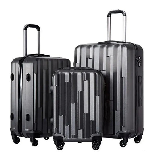 JMT-583882 Lightweight ABS Travel Trolley Carry-On Luggage Bag with Smooth-Gliding Wheels