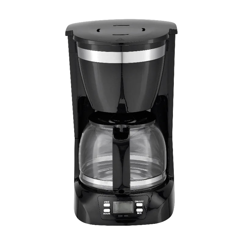 JMT-584586 Drip Coffee Maker, 1.25 L Capacity, Brews 8-10 Cups of Fresh Coffee