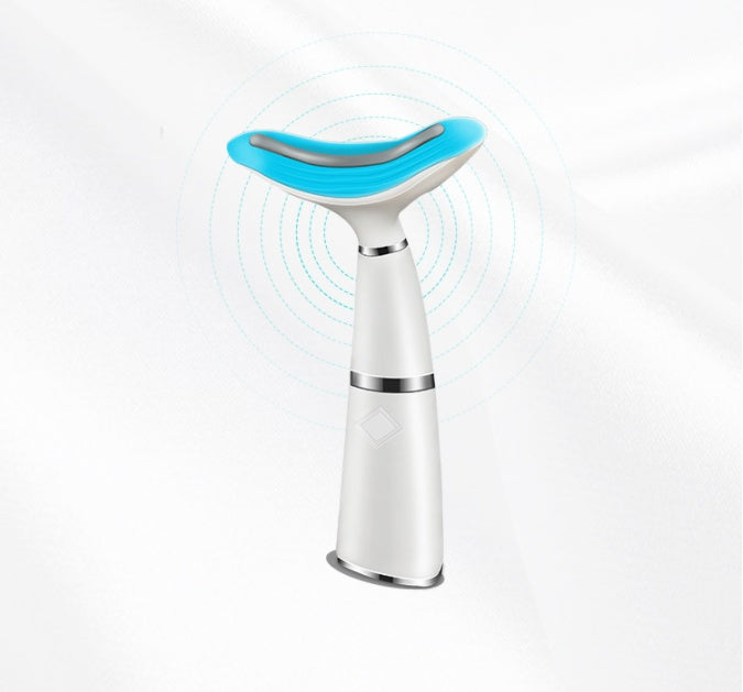 JMT-584714 Neck Massager with Lifting and Firming Effects, Micro-Current and Temperature Control for Skin Contouring