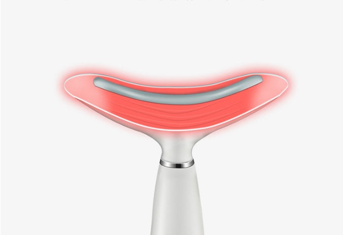 JMT-584714 Neck Massager with Lifting and Firming Effects, Micro-Current and Temperature Control for Skin Contouring