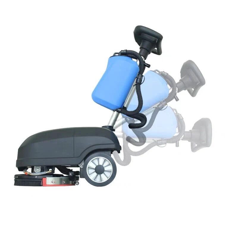 JMT-584778 Compact Battery-Powered Mini Auto Floor Scrubber for Efficient Office and Shop Cleaning