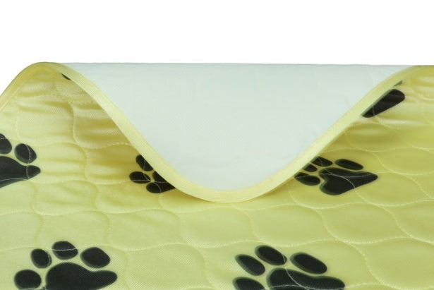 JMT-584778 Kennel Pad Dog Bed for Pets in Wine Red, Bright Yellow, and Light Brown