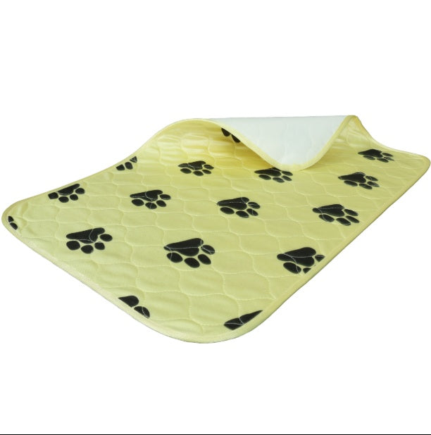 JMT-584778 Kennel Pad Dog Bed for Pets in Wine Red, Bright Yellow, and Light Brown