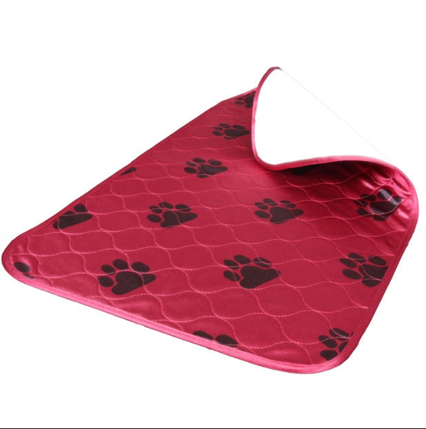 JMT-584778 Kennel Pad Dog Bed for Pets in Wine Red, Bright Yellow, and Light Brown